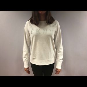 DKNY White Long Sleeve Shirt - Size M